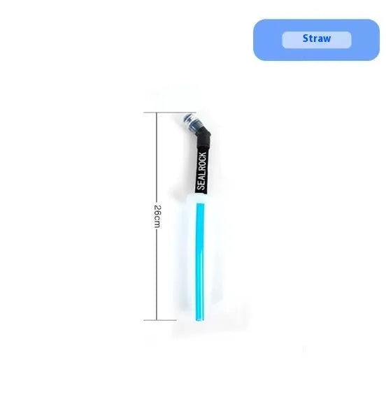 Plastic portable drinking straw for mountain climbing and biking activities