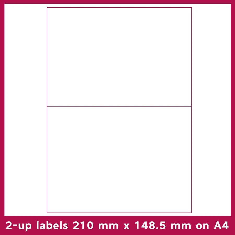 Pack of 100 pre-cut A4 FBA barcode label sheets showing multiple grid format options