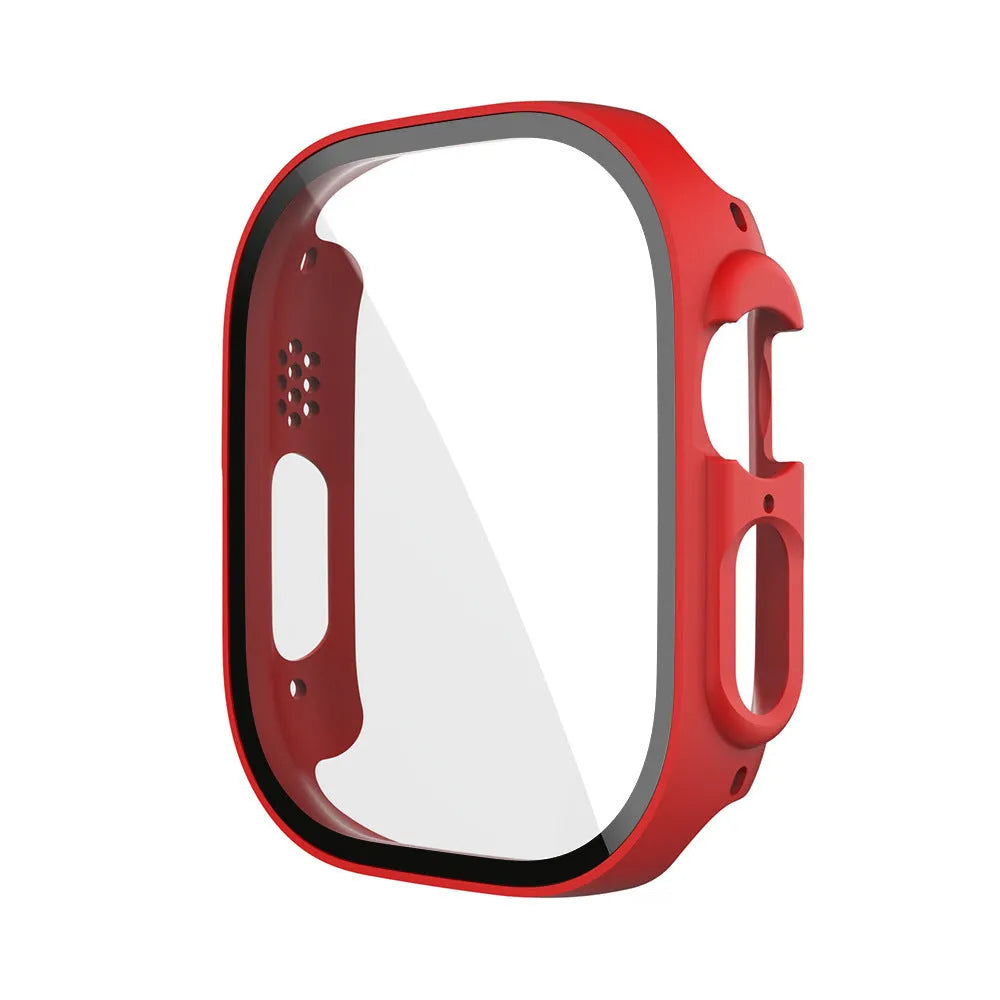 PC tempered film protective case for Apple Watch in various colours and sizes