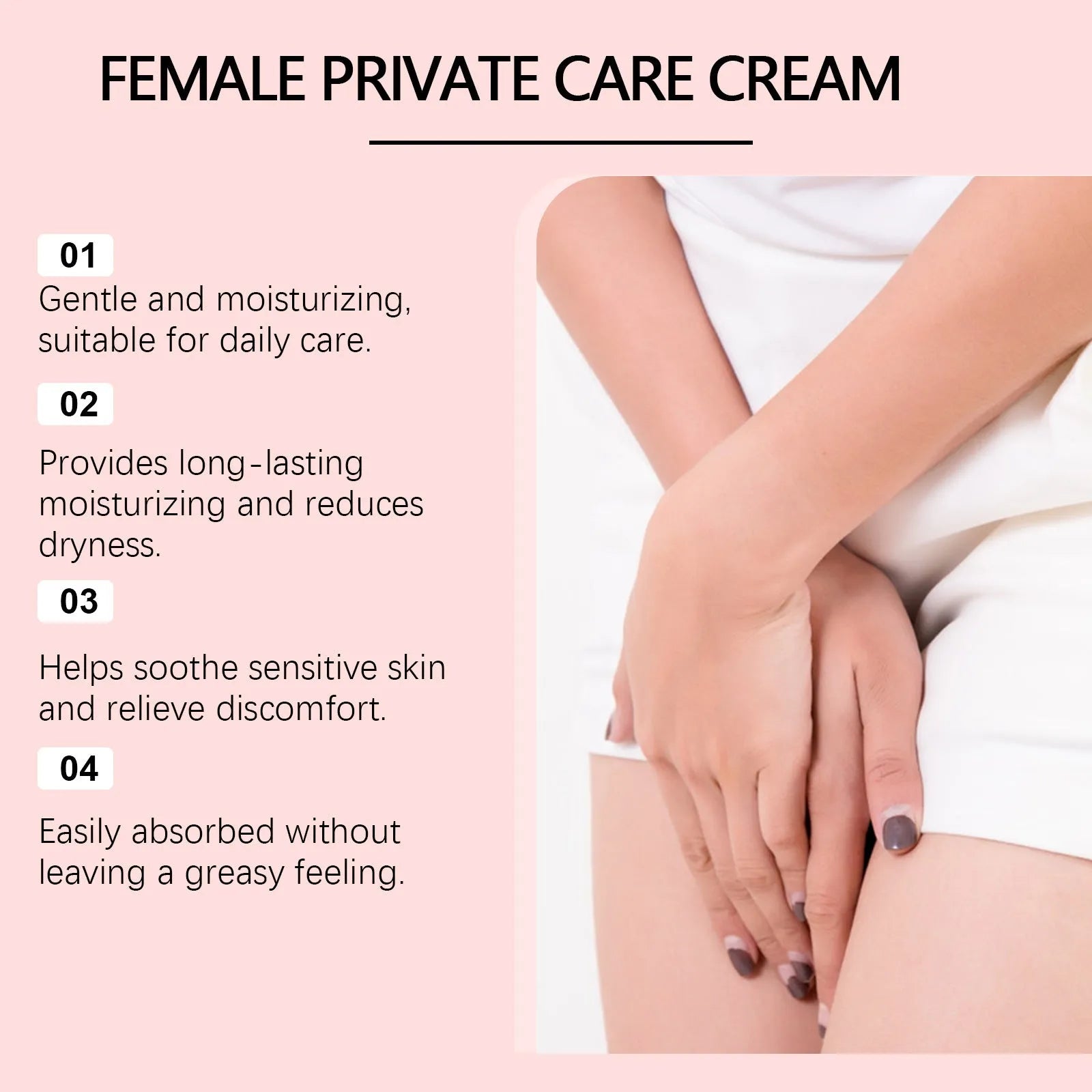 50g container of rose and peppermint moisturizing cream for body care