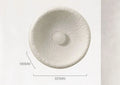 Japanese-style modern simple wall lamp with a round resin shade in warm white light.