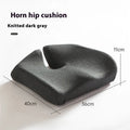Memory foam office chair cushion in grey colour with 36x40x11cm dimensions
