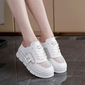 Women's black mesh half slippers with round toe and rubber sole on a white background.