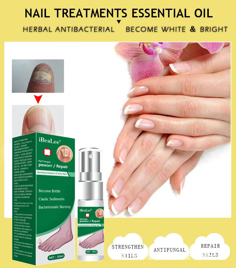 Jiagou 10ml antimicrobial foot treatment liquid bottle for nail whitening