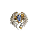 Angel Wings geometric open mouth adjustable alloy ring in American Code No. 8 colour
