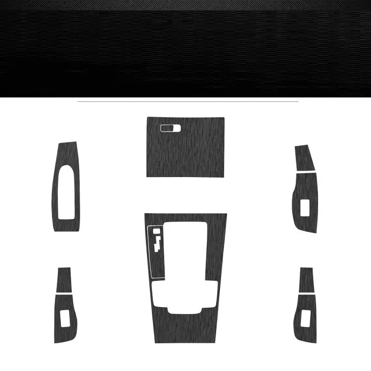 Unksera 3D carbon fibre decorative film sticker kit for car centre console and interior trim.