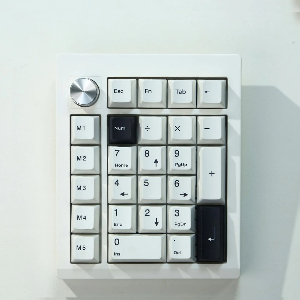 Wireless mechanical numeric keyboard in black colour with Bluetooth connectivity