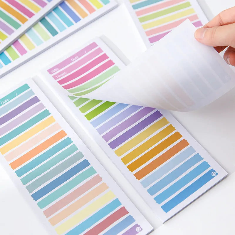 Student notepad with plastic storage box in a choice of colourful and cartoon cover designs.