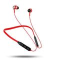 G03 neckband sports Bluetooth earphones in black red or white with stereo sound and 10m range