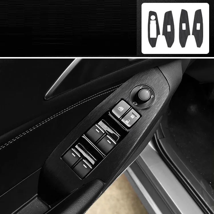 Unksera 3D carbon fibre decorative film sticker kit for car centre console and interior trim.