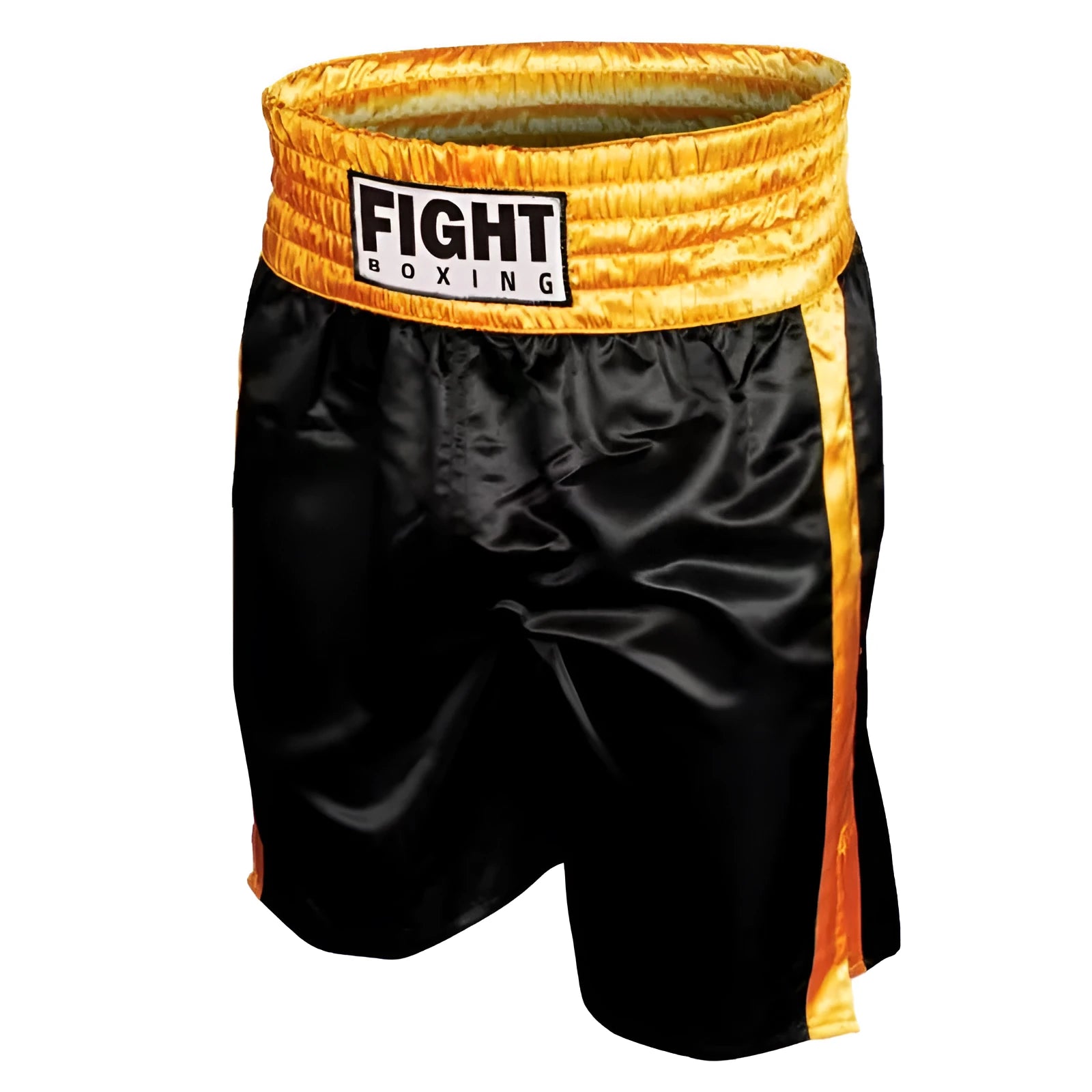 Boxing shorts with elasticated waistband available in multiple colour combinations including black and gold