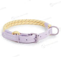 Solid colour PVC dog hand holding rope in dark red purple yellow and taoyao green options