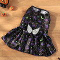 Angel wings Halloween pet costume for dogs in bright pumpkin or bat colours