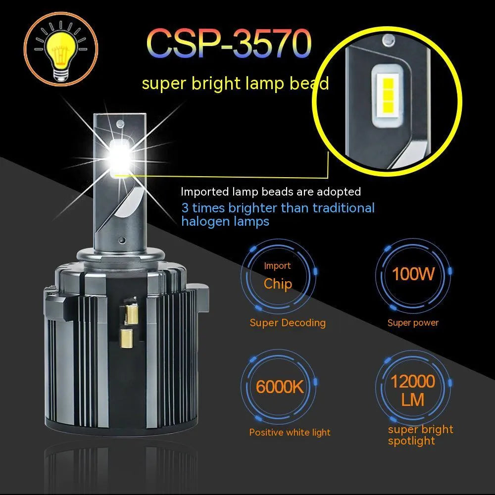 Volkswagen Golf 7 Škoda Yeti Karoq LED low beam headlight replacement bulb with aviation aluminium construction