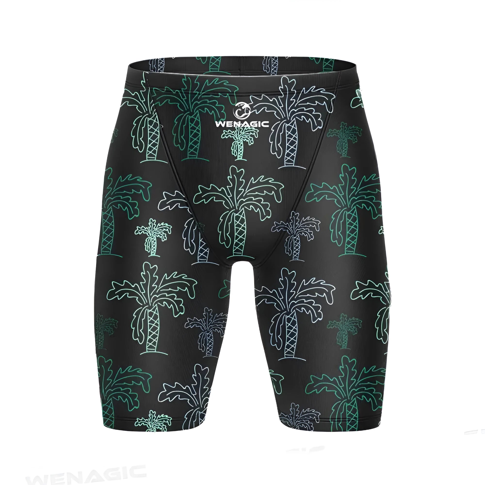 Men's polyester Lycra swimming briefs in a briefs style, shown in multiple colour options.