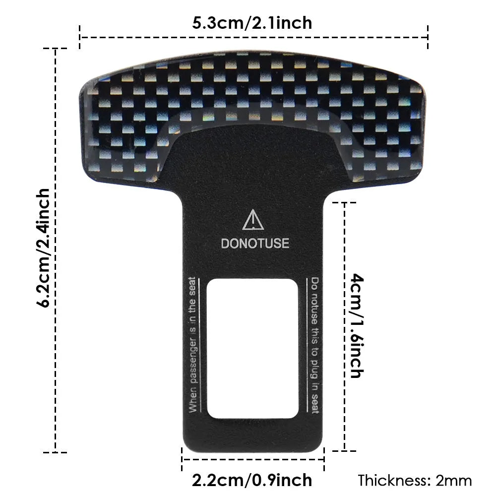 Aluminium alloy bottle opener keychain with a 2.1 cm lock tongue buckle in frosted carbon fibre colour.