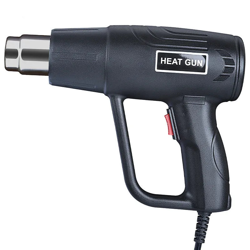 2000W industrial hot air gun with anti-slip black shell and grid air outlet, 220V US plug