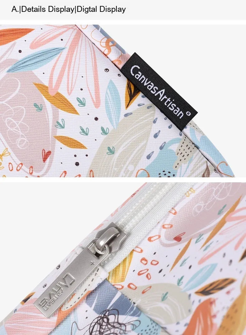White waterproof 14 inch laptop sleeve inner bag made from PU leather
