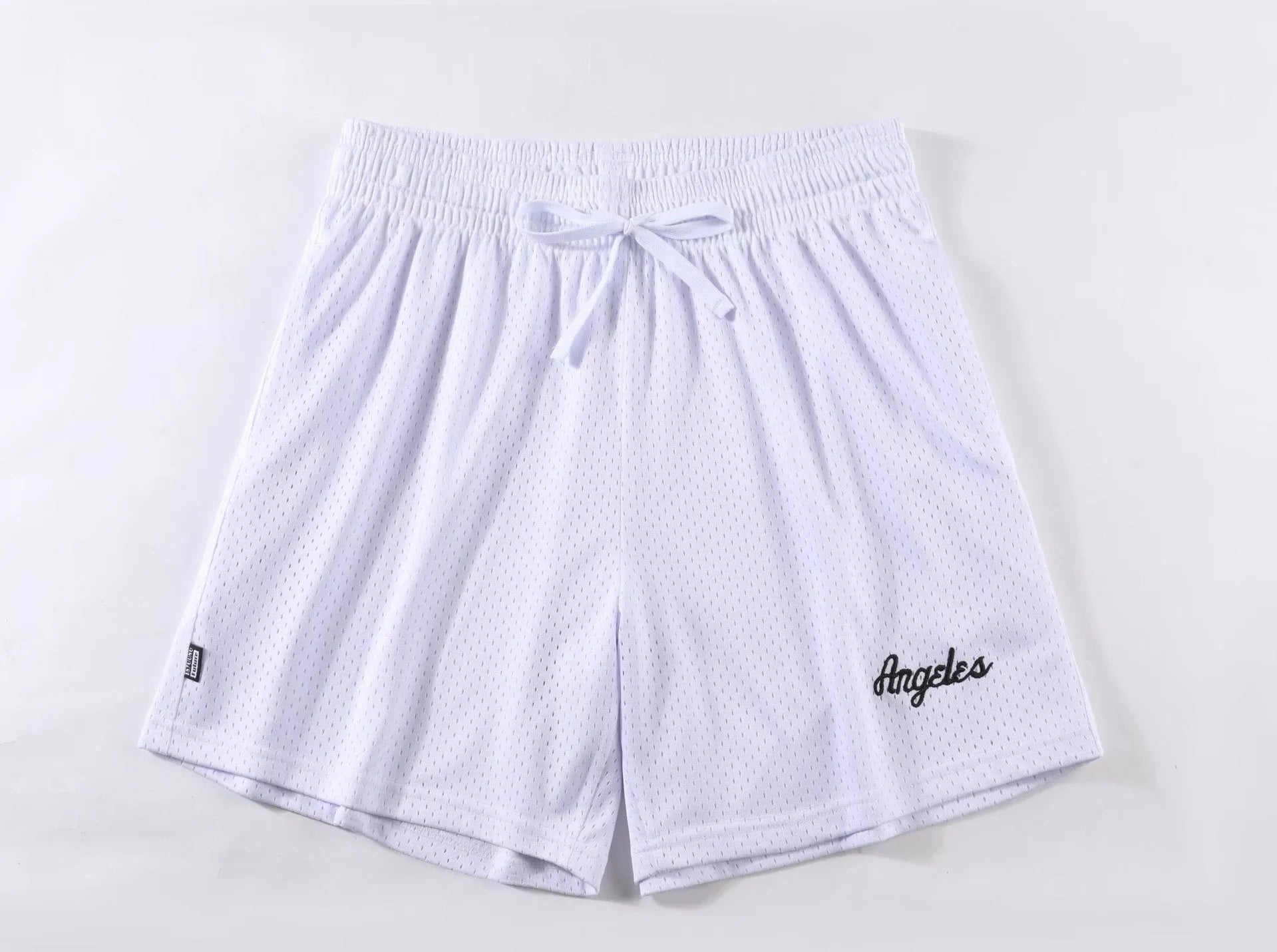 Men's double-layer mesh shorts in various colours for summer sports and leisure activities