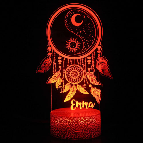 3D cartoon style LED night lamp with black touch base and remote control