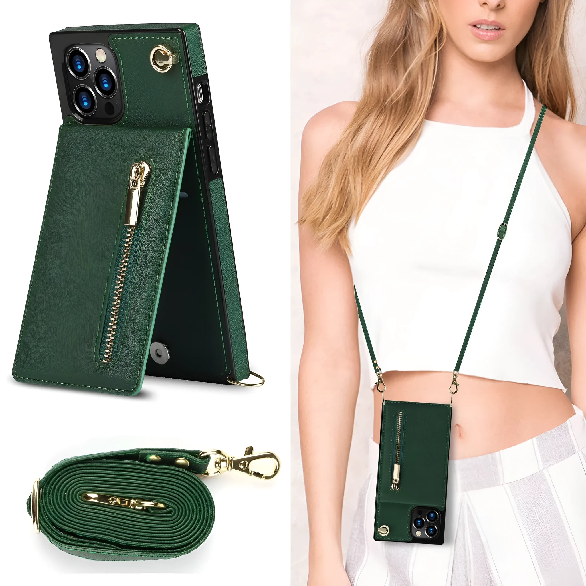 TPU and leather mobile phone case in solid colours for Samsung Galaxy and Apple iPhone models