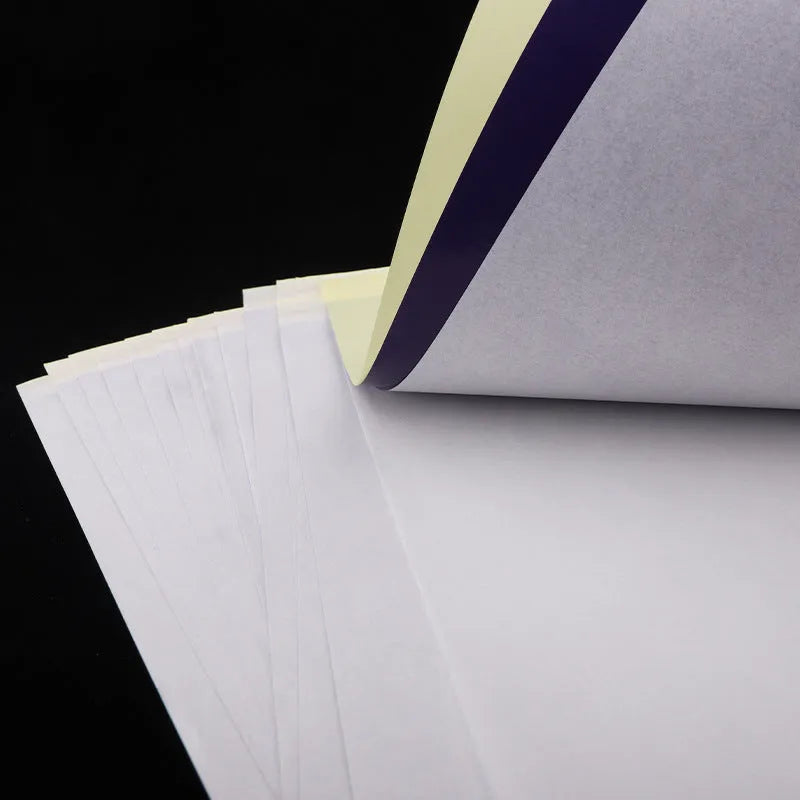 A4 tattoo transfer paper pack with transfer paste gel for stencil creation