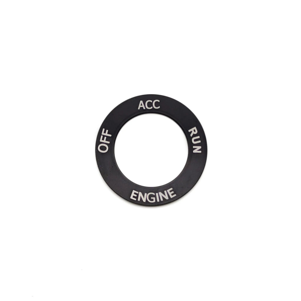 Aluminium alloy decorative ring for Dodge Challenger and Grand Cherokee air conditioning knob in multiple colours