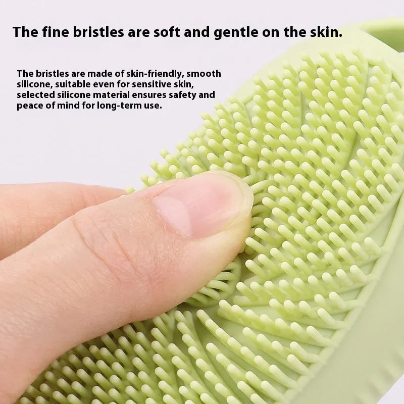 Silicone bath brush storage bottle in 100ml capacity showing colour options