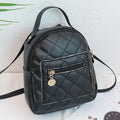 Girls' Korean style embroidered hard bookbag backpack in black, pink or white colours