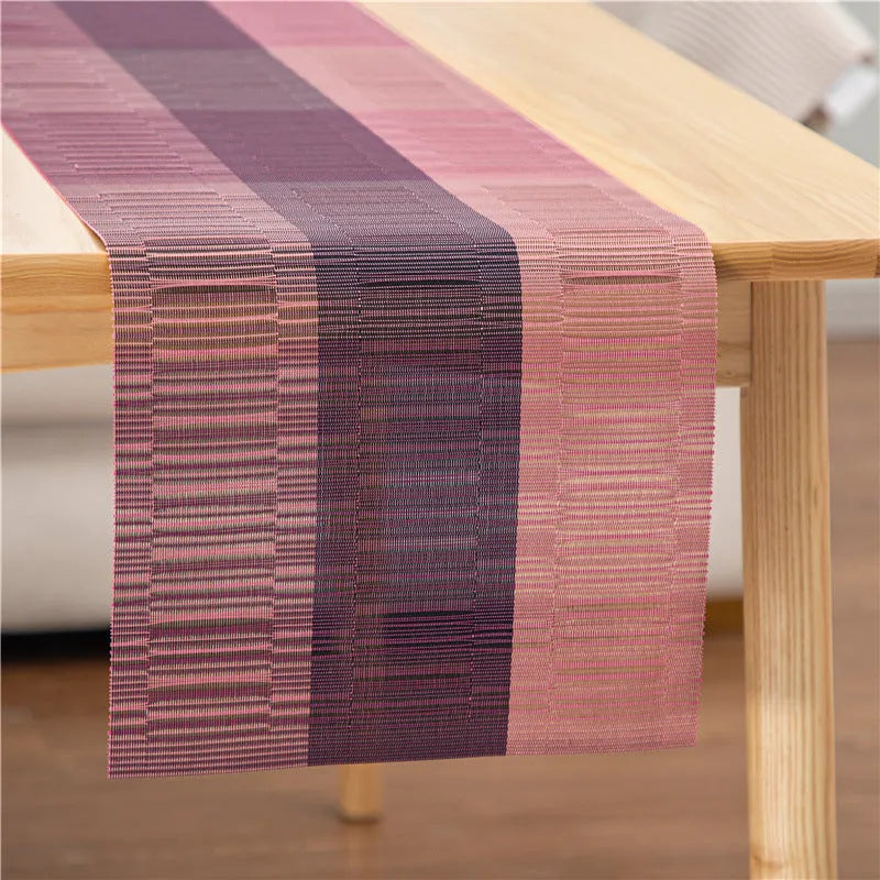 Non-slip PVC dish drying mat in modern simplicity style on a kitchen countertop