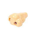Flesh coloured geometry-shaped plastic pencil sharpener with big nostril opening