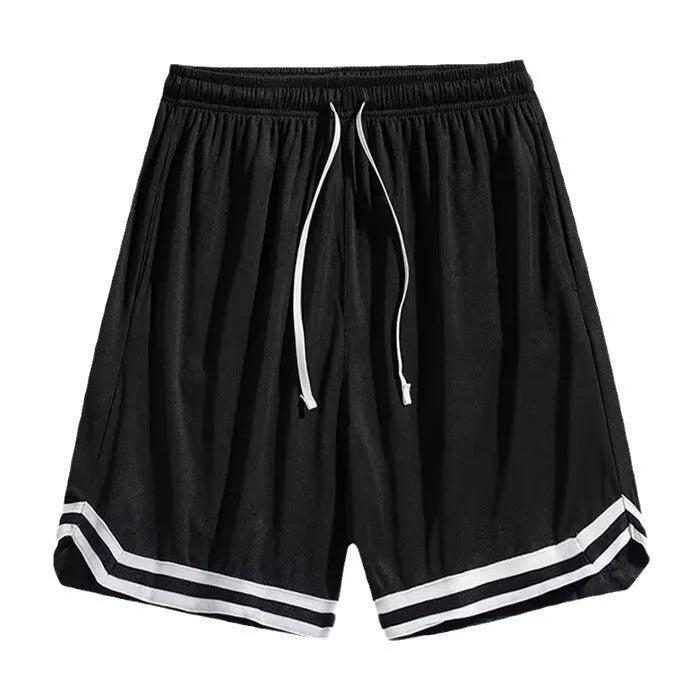 Men's gradient colour cropped casual trousers in loose fit for workout and leisure activities