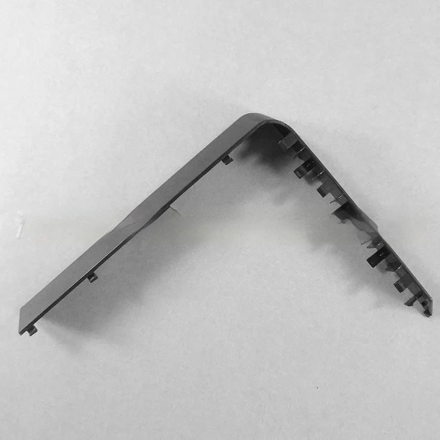 Black and white plastic hard drive baffle cover for internal mounting