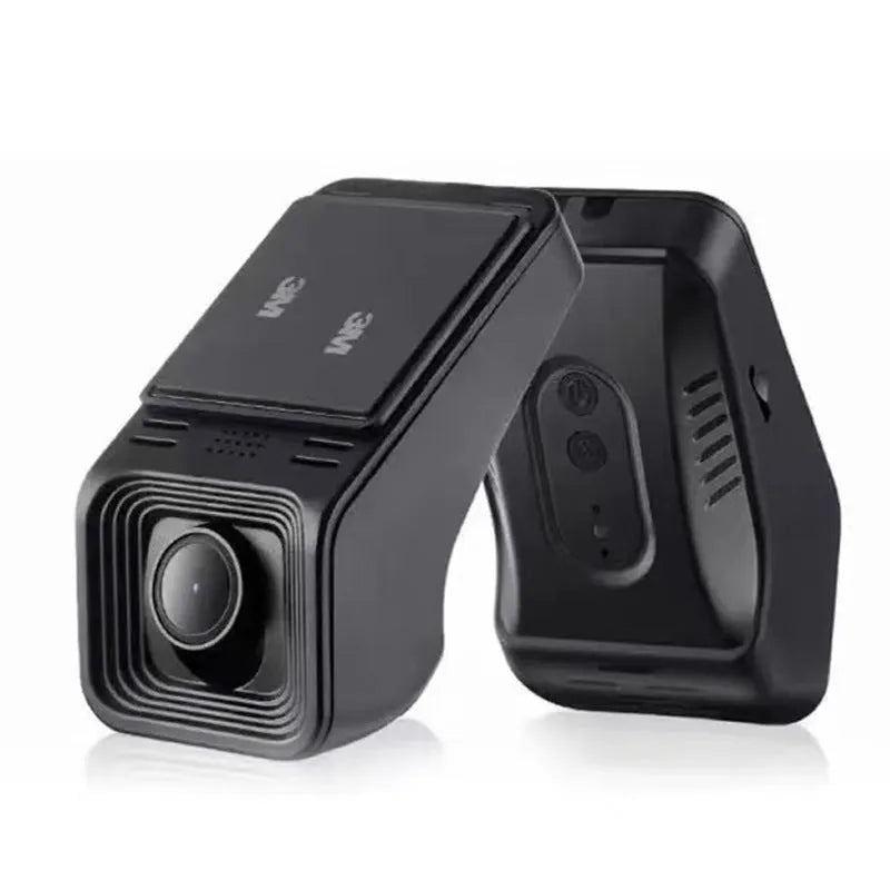 V4 ACC specification HD night vision driving recorder with 1080p camera and mobile app connectivity