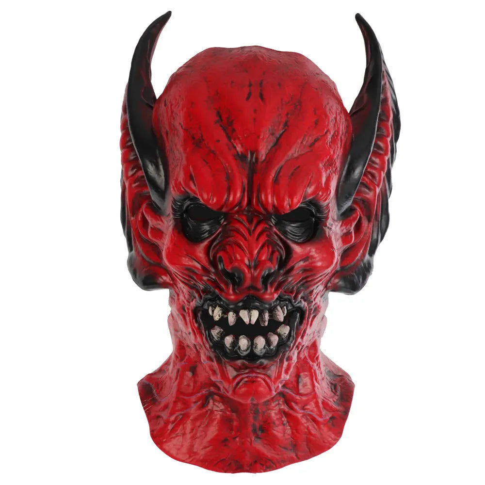 Red bat hood mask for Halloween and party costumes made from lightweight RP foam
