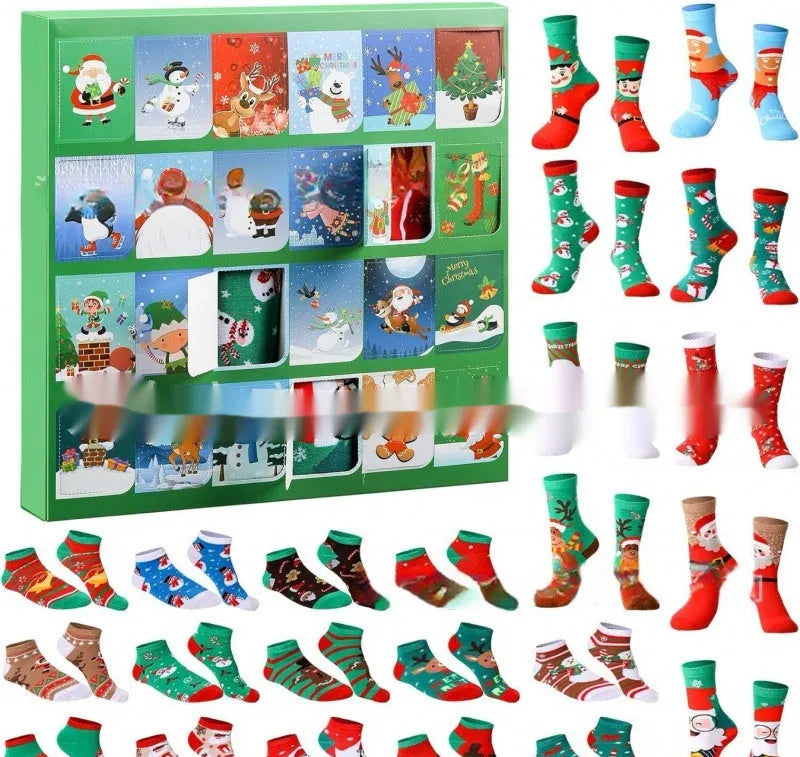 Christmas sock ornament blind box containing resin crafts miniature decoration