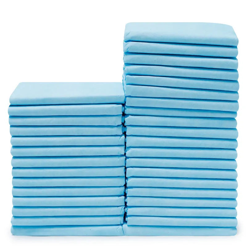 Disposable dog urine pad absorbent deodorant training mat in sizes 33x45cm to 60x90cm