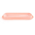 Green, pink, and yellow leakproof pet bowls with anti-slip bases for cats and dogs.