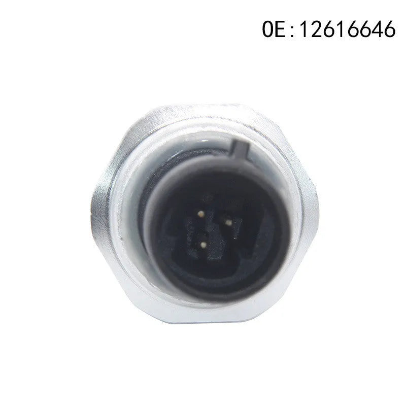 Silver metal automotive fuel pressure sensor compatible with 12616646 12677836 D1846A part numbers