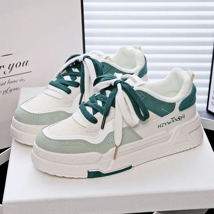 Children's height increase board shoes with cross shoulder straps and thick rubber soles