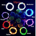 Flexible copper wire LED string light with bottle stopper for wine bottle decorations