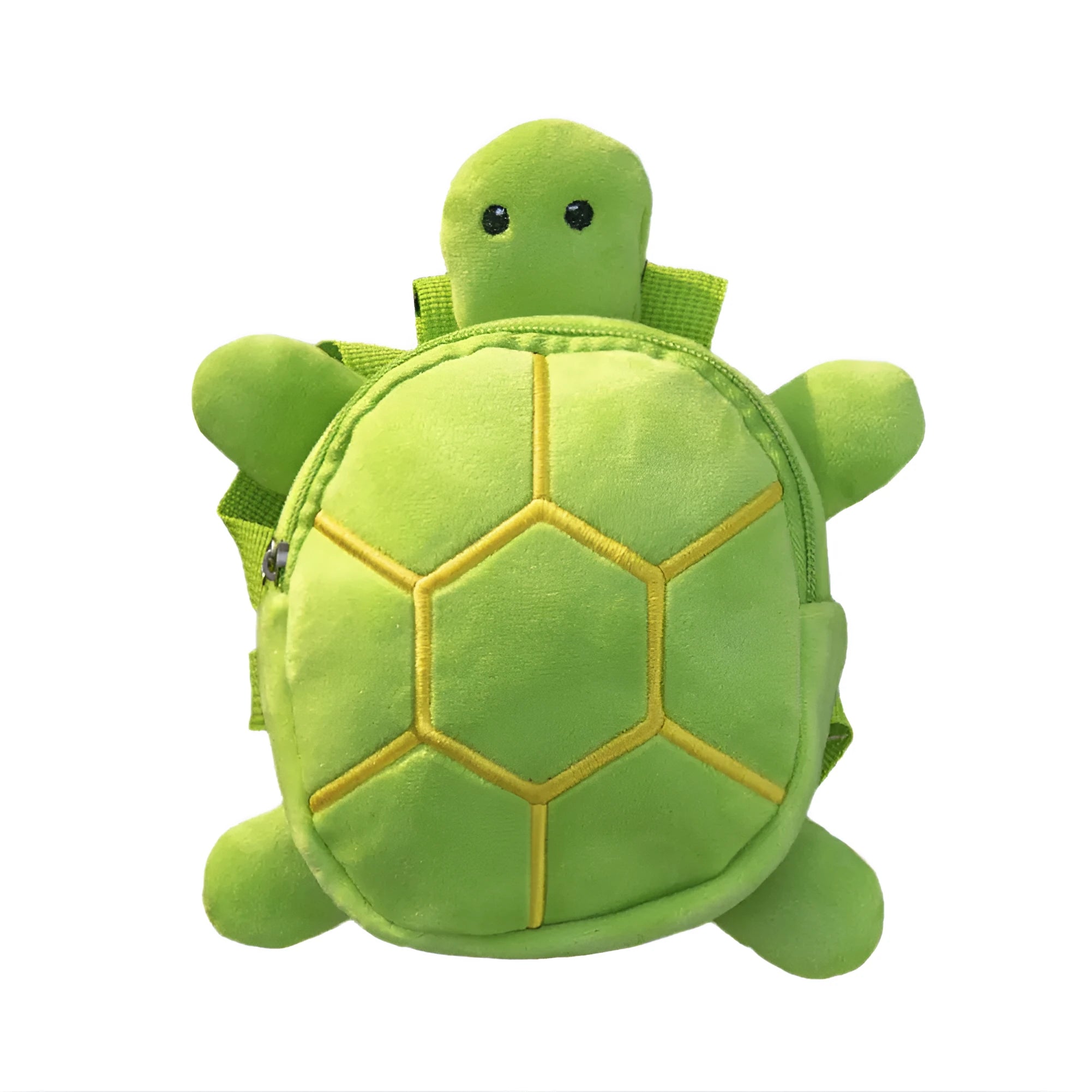 Cartoon turtle shape dog backpack harness vest in velvet material with no-pull design and self carrier function