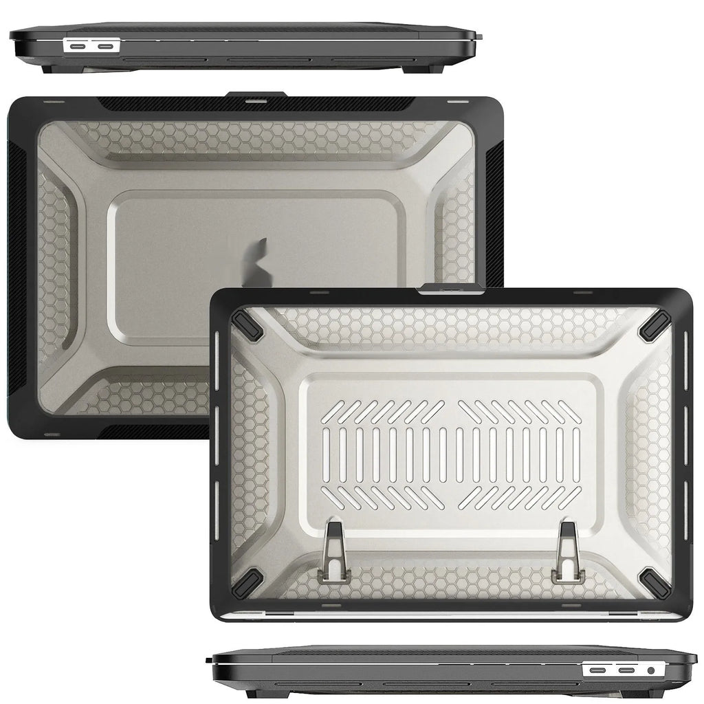 Apple MacBook protective shell case in four colours including cool black and sapphire blue