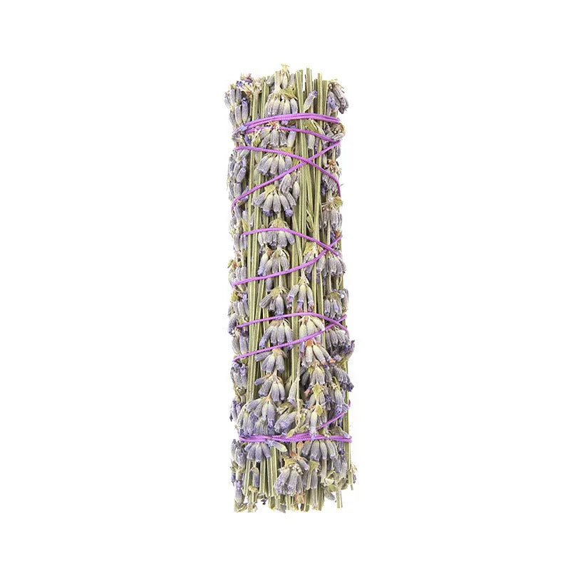 Lavender aromatherapy stick measuring 4 inches with natural dried flowers for fragrance diffusion