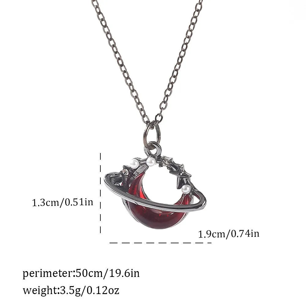 Dark style zinc alloy Halloween necklace with a spider or bat pendant on a regular chain.