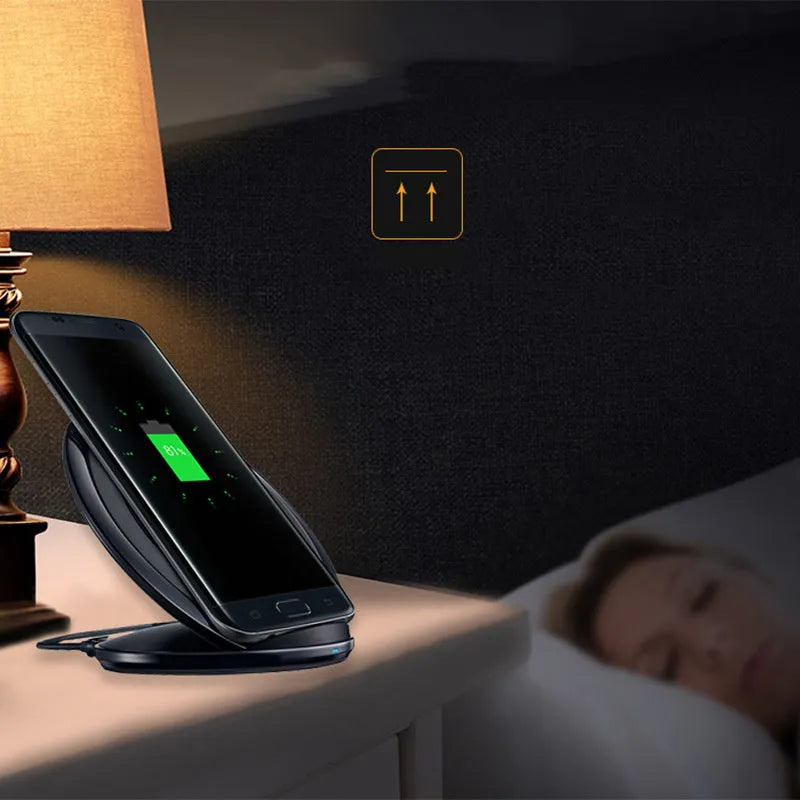 Qi wireless charging pad for Samsung Galaxy Note Edge with USB port and LED indicator