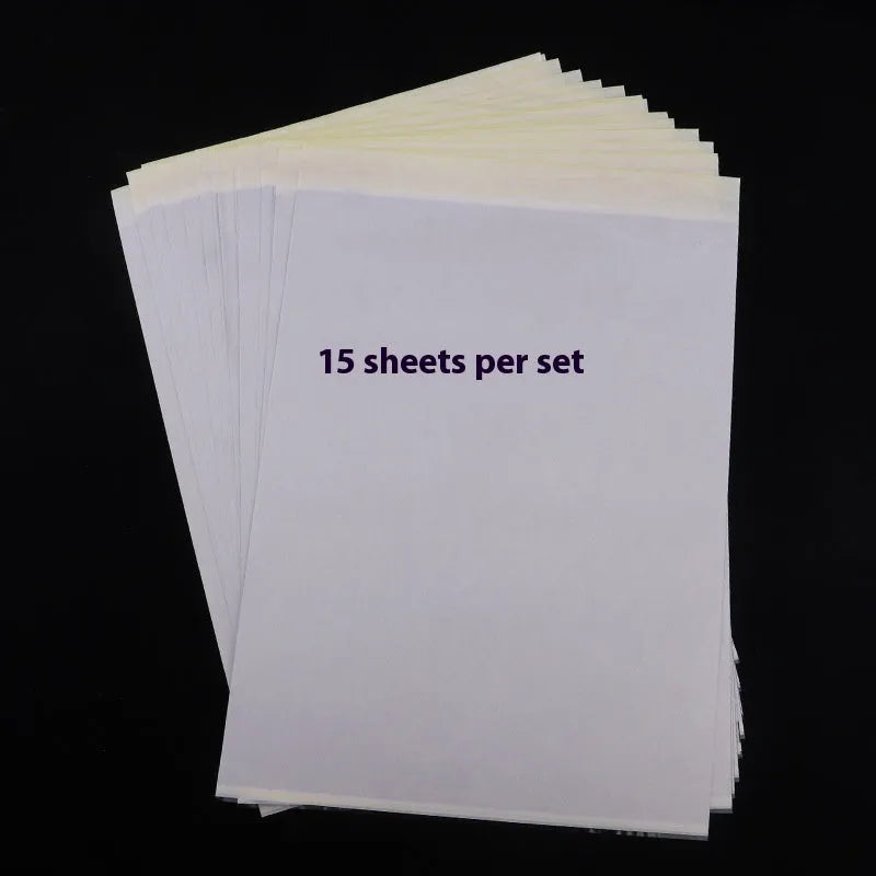 A4 tattoo transfer paper pack with transfer paste gel for stencil creation