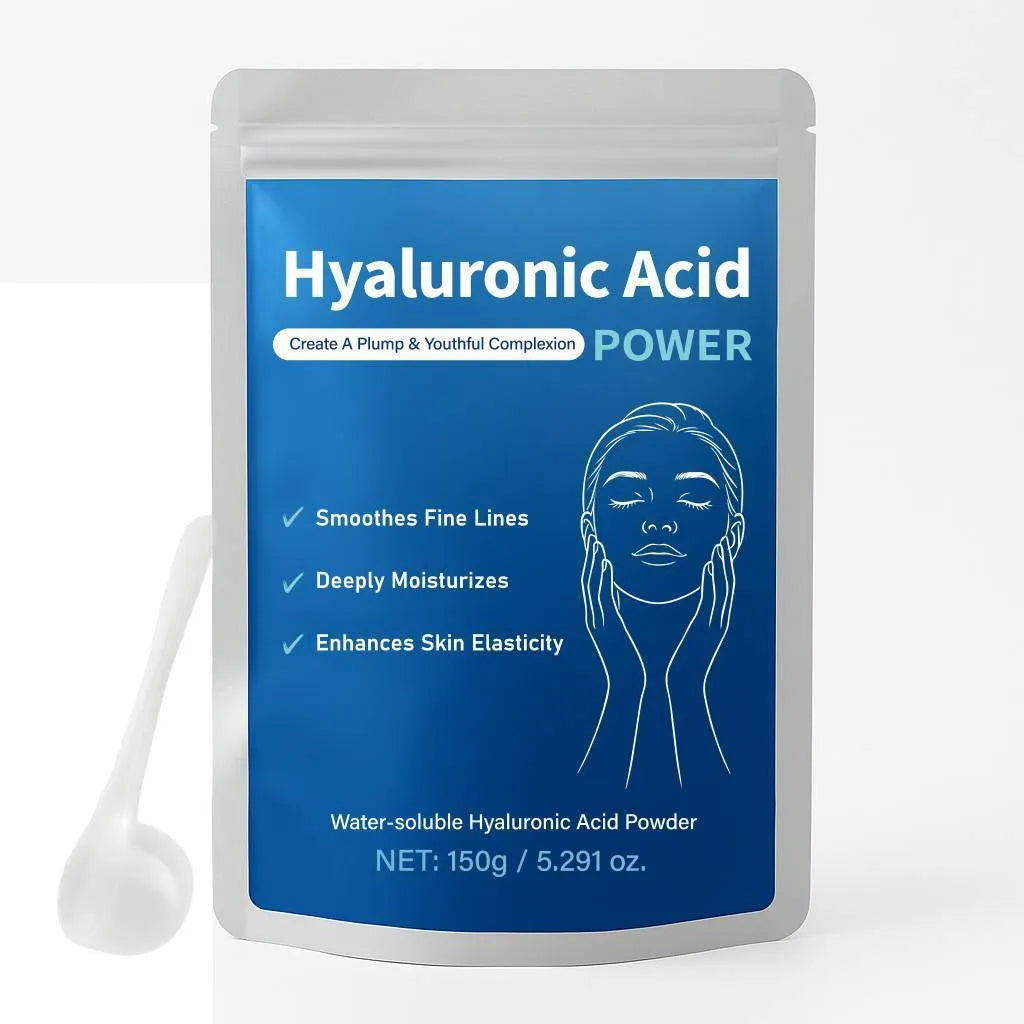 150g hyaluronic acid powder for skincare formulation in container