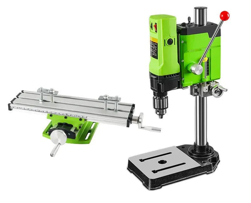 Bench drilling and milling machine with 220V power supply and included clamping pliers