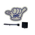 Luminous wall stickers with driver unit and connecting cable for window illumination